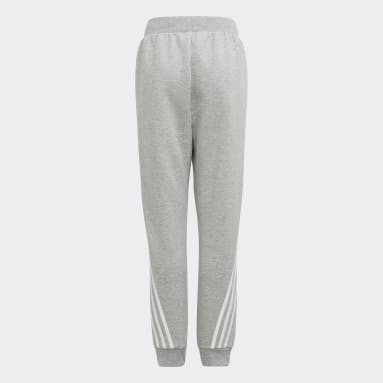 Future Icons 3-Stripes Tapered-Leg Bukse Grå