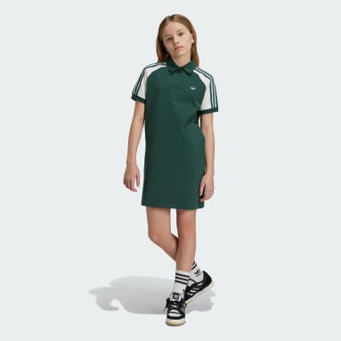 Polo Dress With Colorblock Kids