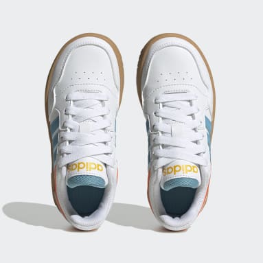 Children 4-8 Years Sportswear White Hoops Shoes