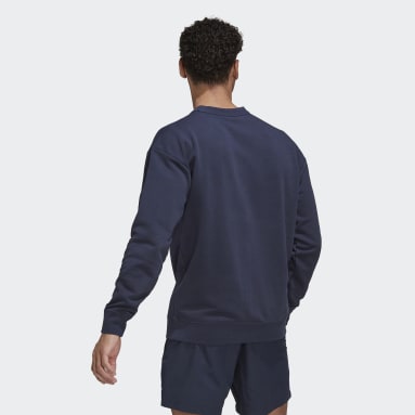 Mænd Fodbold Blå Real Madrid DNA Crew sweatshirt