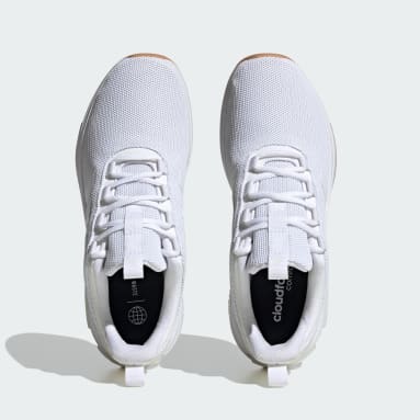 Adidas Canvas Men White Sneakers