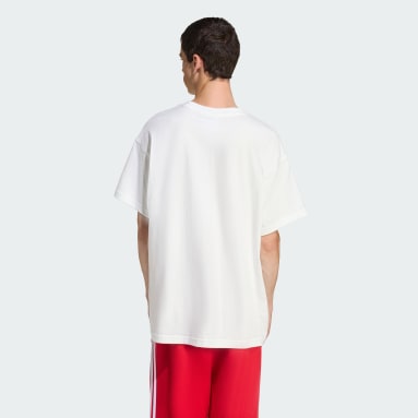 Curved adidas Trefoil Logo GFX Tee
