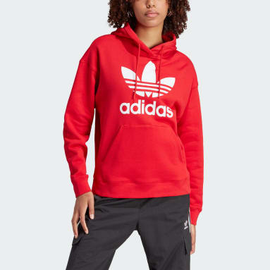 Volverse loco Comida Decoración Red Hoodies & Sweatshirts | adidas US