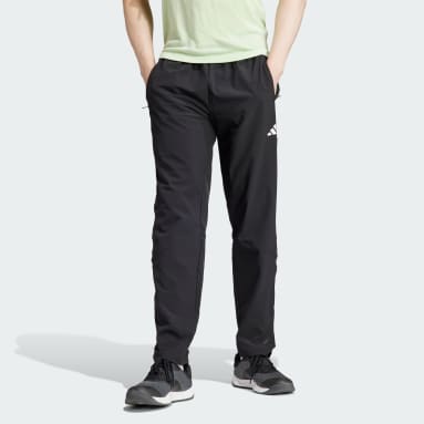 adidas Solid Color Small Logo Sports Stylish Long Pants/Trousers 'Black' -  H39255