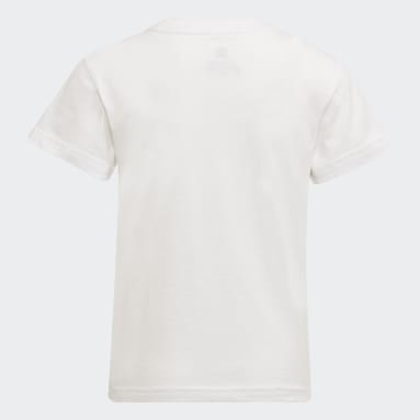 T-shirt Trefoil Adicolor Branco Criança Originals