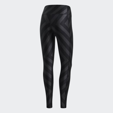 Women Sportswear Black Allover Graphic 7/8 Tights