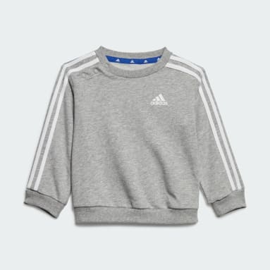 Kids Sportswear Grey Essentials 3-Stripes Jogger Set Kids