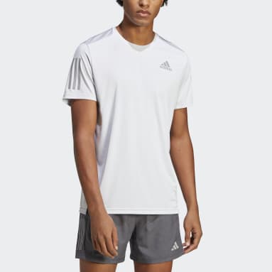 Playera Own the Run Gris Hombre Running