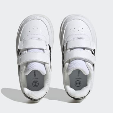 Tenis Breaknet Lifestyle adidas Court Tira Regulable de Cierre por Contacto Doble Blanco Niño Sportswear