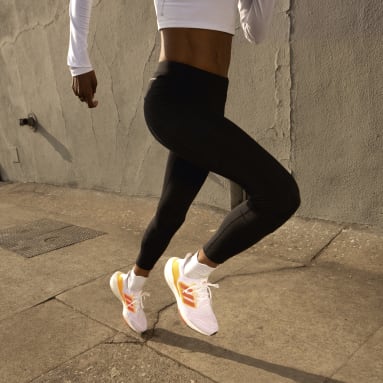 Women Gym & Training Black FastImpact Running 7/8 Leggings
