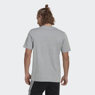 Männer Sportswear Essentials Camo Print T-Shirt Grau