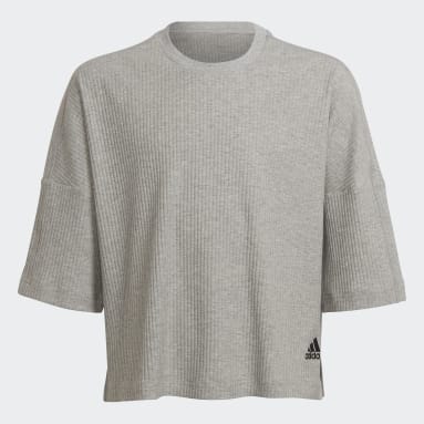 Dievčatá Sportswear Siva Mikina Yoga Lounge Cotton Comfort