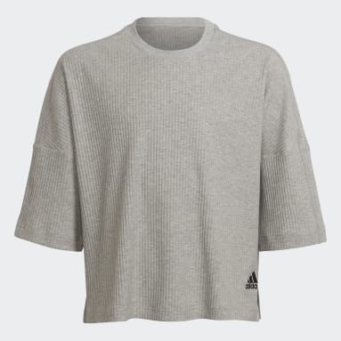 Girls Yoga Grey Yoga Lounge Cotton Comfort Sweatshirt