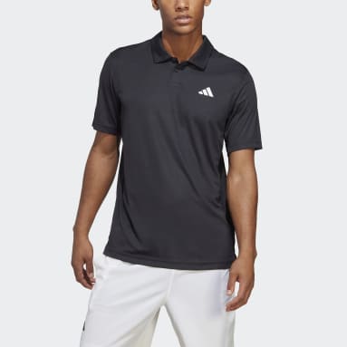 Men Tennis Black Club Tennis Polo Shirt