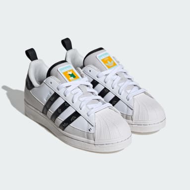Youth Originals White Shmoofoil Superstar Shoes Kids