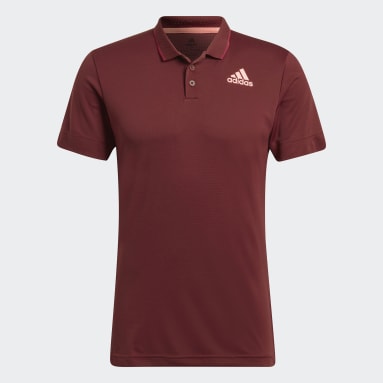 Men Tennis Burgundy Tennis Freelift Polo Shirt