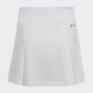 Youth Tennis White Club Tennis Pleated Skirt