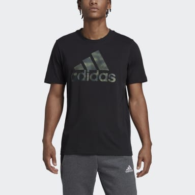 Mænd Sportswear Sort Essentials Camo Print T-shirt