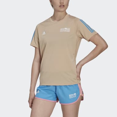 T-shirt Berlin Marathon 2022 Running Icons Beige Femmes Running
