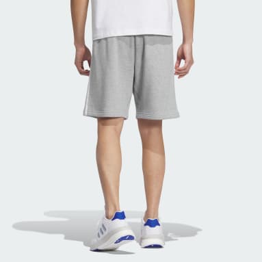 エッセンシャルズ プラス レギュラーフィット スリーストライプス フレンチテリーショーツ