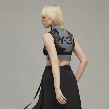 W ENG CROP TOP Negro Mujer Y-3