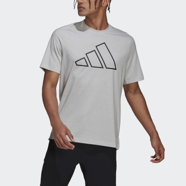 TI 3BAR TEE Gris Hombre Training