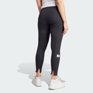 Adidas Sportswear - Legging Femme A Bandes GL0760 Gris Anthracite Chiné  Rose 