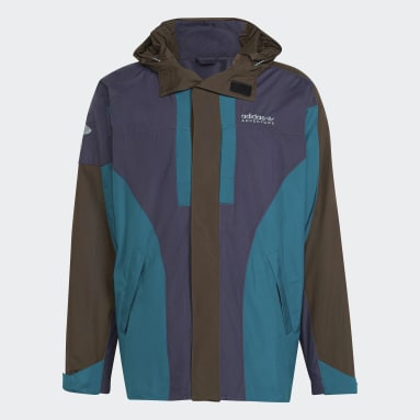 Männer Originals adidas Adventure Squamish 93 Loop Windbreaker Blau