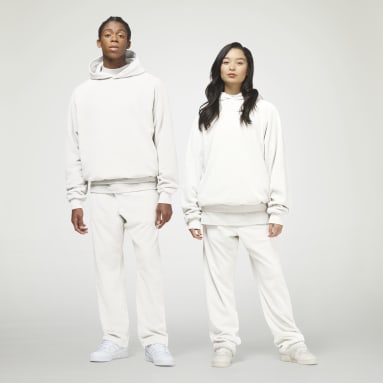 Buzo con Capucha adidas Basketball Velour Blanco Basketball
