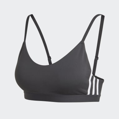 Brassière All Me 3-Stripes noir Femmes Course