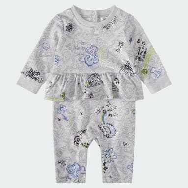 Infant & Toddler Training Grey Elastic Waistband Essential Fleece Joggers