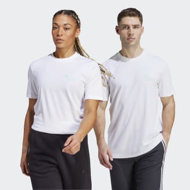 T-shirt de cyclisme graphique (Non genré) Blanc Cyclisme