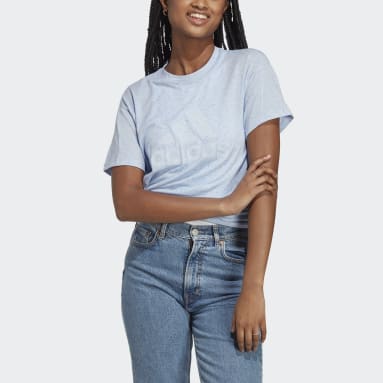 T-shirt adidas Future Icons Winners 3.0 Bleu Femmes Sportswear