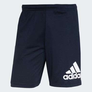 M LOGO SHORT Azul Homem Training