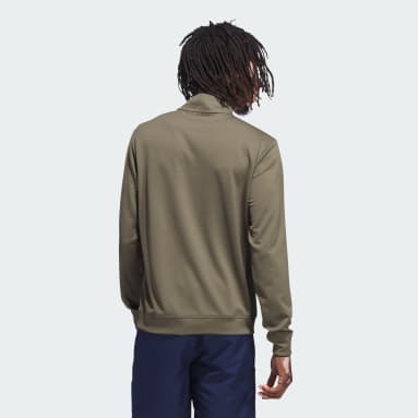 Sudadera Quarter-Zip Verde Hombre Golf