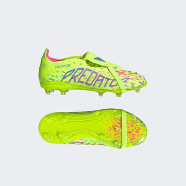 Botas de Futebol com Língua Dobrada Predator Elite – Piso firme (Criança)