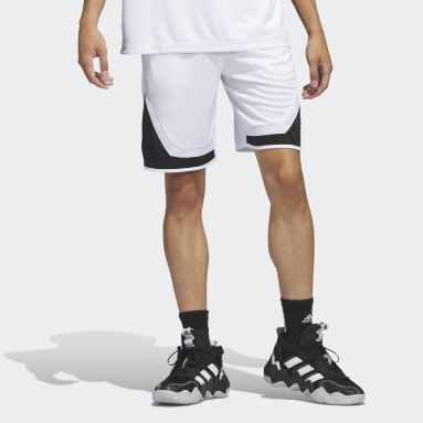 남성 Basketball White 프로 블록 쇼츠