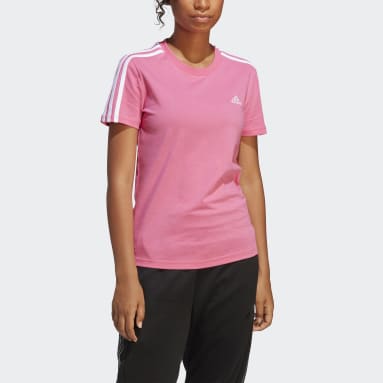 Nữ Sportswear Áo thun 3 Sọc ôm sát Essentials