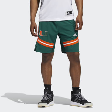 Men's Basketball Green Hurricanes NCAA Swingman Shorts