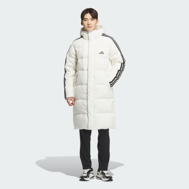 3-STRIPES REGULAR FIT LONG 다운 코트