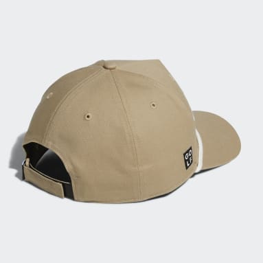 남성 Golf Beige 플레이 그린 워드 캡