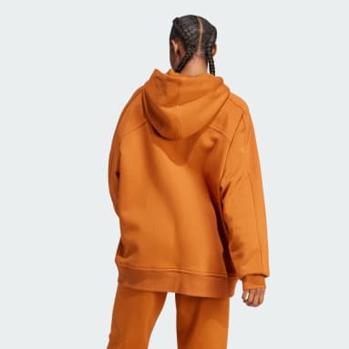 Chaqueta adidas by Stella McCartney Sportswear Pull-On Marrón Mujer adidas by Stella McCartney