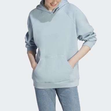 Sweat-shirt à capuche molleton ALL SZN Boyfriend Bleu Femmes Sportswear
