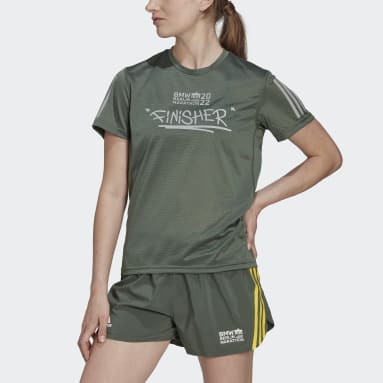 Women Running Green Berlin Marathon 2022 T-Shirt