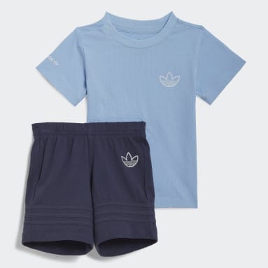 Děti Originals modrá Souprava adidas SPRT Collection Shorts and Tee