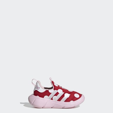 เด็ก Sportswear สีแดง รองเท้าทรงสลิปออน Disney MONOFIT Trainer Lifestyle