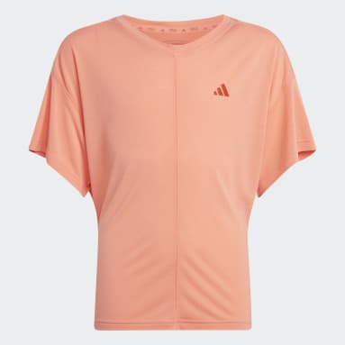 Playera Yoga AEROREADY Holgada Naranja Niña Sportswear