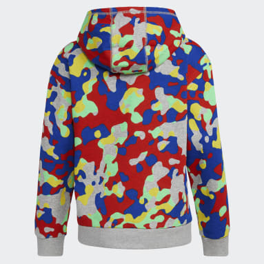 Camo Allover Print Pullover Hoodie