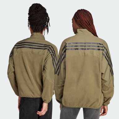 Bluza Future Icons 3-Stripes 1/4-Zip Zielony