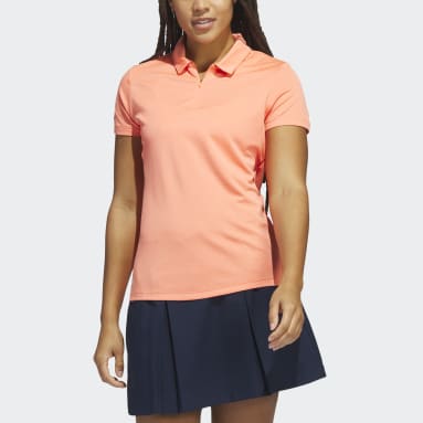 Women Golf Orange HEAT.RDY Golf Polo Shirt
